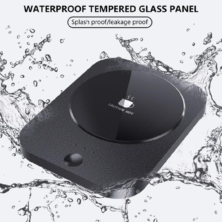 Insulated Beverage Warmer for Office Desk with 3 Heating Grade USB Coaster Temperature Control Desk Beverage Heater