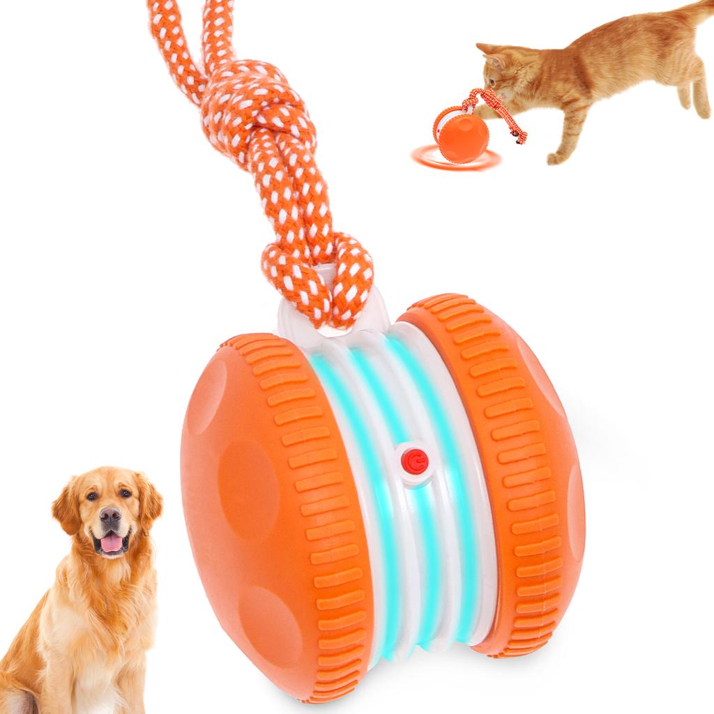 Interactive Dog Toy Ball Rechargeable Motion Activated Automatic Moving Fetch Boredom Puppy/Small Dogs Pet Ball