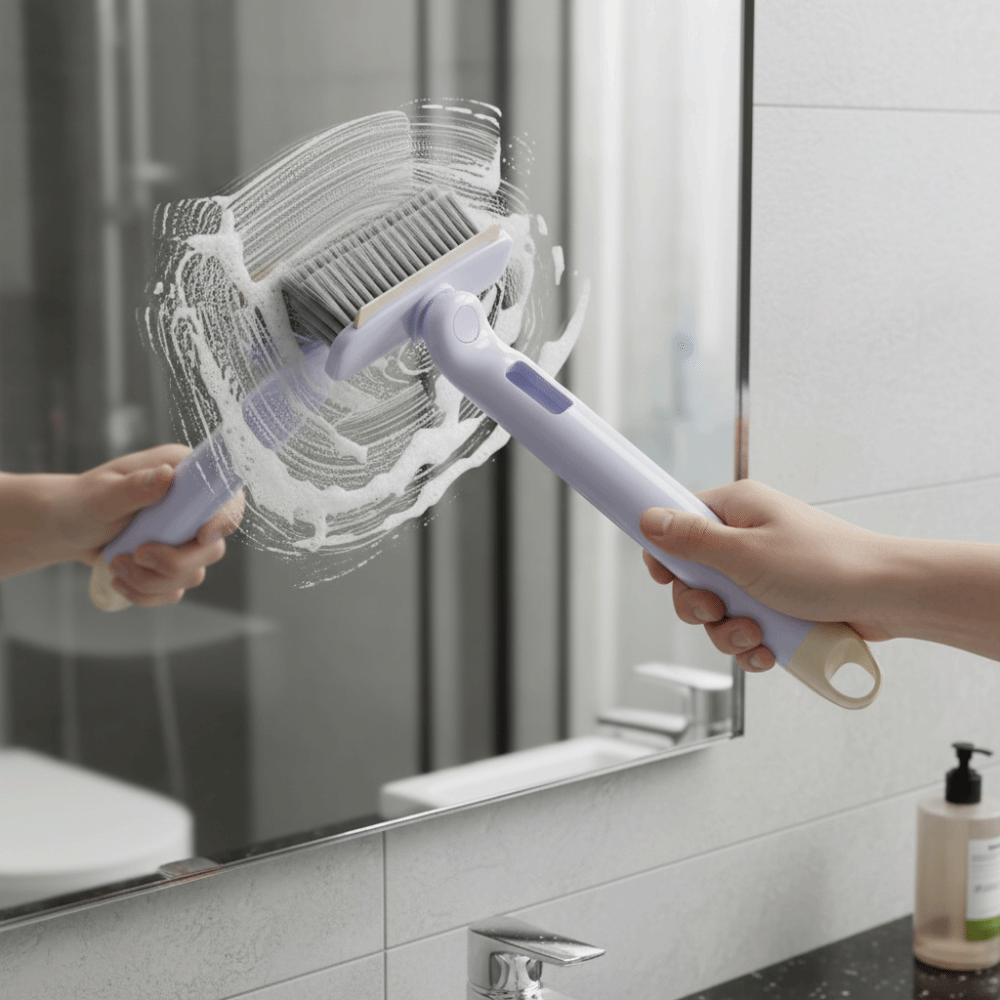 3 in 1 Gap Brush Plastic Stiff-bristled Brush Scraping Brush Rotating Cleaning Brush  Sink