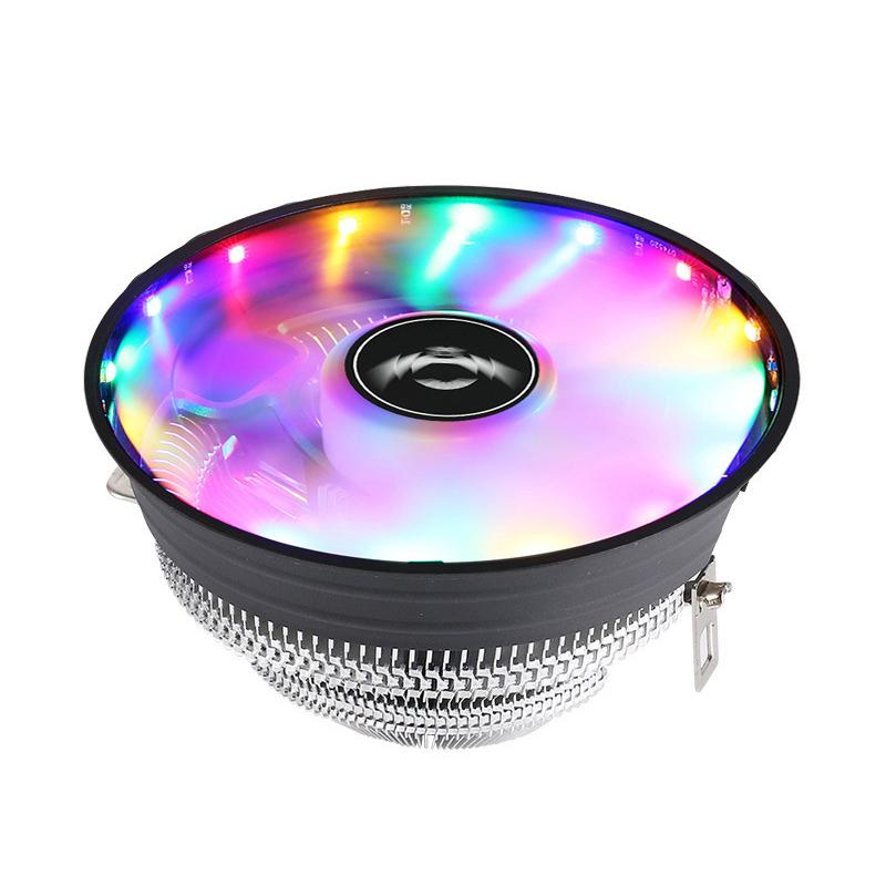 Cpu Cooling Is Suitable For Lga775/1150/1151/1155/1156/1200 For Fast Heat Dissipation And Efficient Operatio110Mm Fan Led