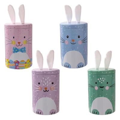Easters Gift Boxes Cuteness Candy Boxes Metal Rabbit Shape Boxes Snack Box Iron Texture Perfect for Cookie and Candy