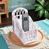 Vintage Style Remote Control Holder Wooden Desktop Storage Box Desktop Organizer  Office