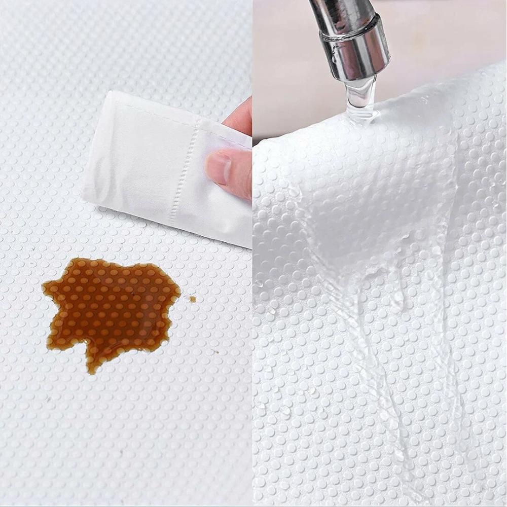 Rutschfeste Matte, weiß, flexibel, stark, für Küche, Garage, Schubladen, 300x50cm