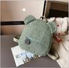 Velvet Mini Backpack For Women With Zipper Pockets For Daily Use