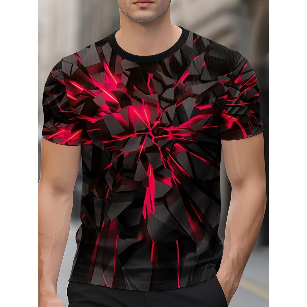 3D Printing of Men's Summer Short Sleeved T-shirt
