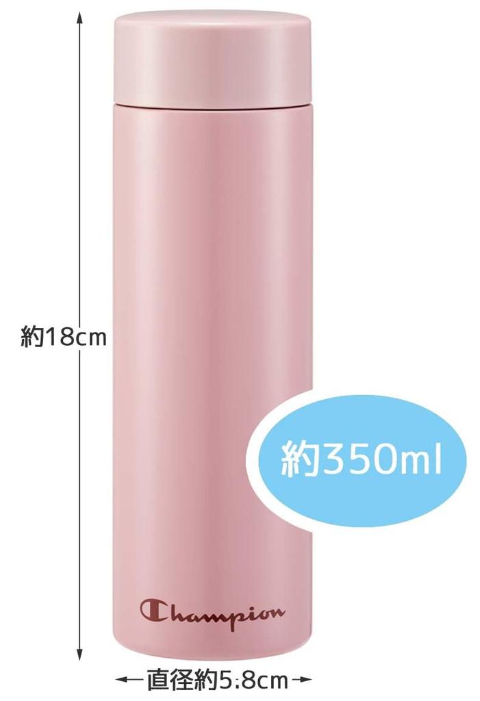 Champion Mug Beige STYL4 Ultra-Lightweight Bottle, 350ml, Pink,