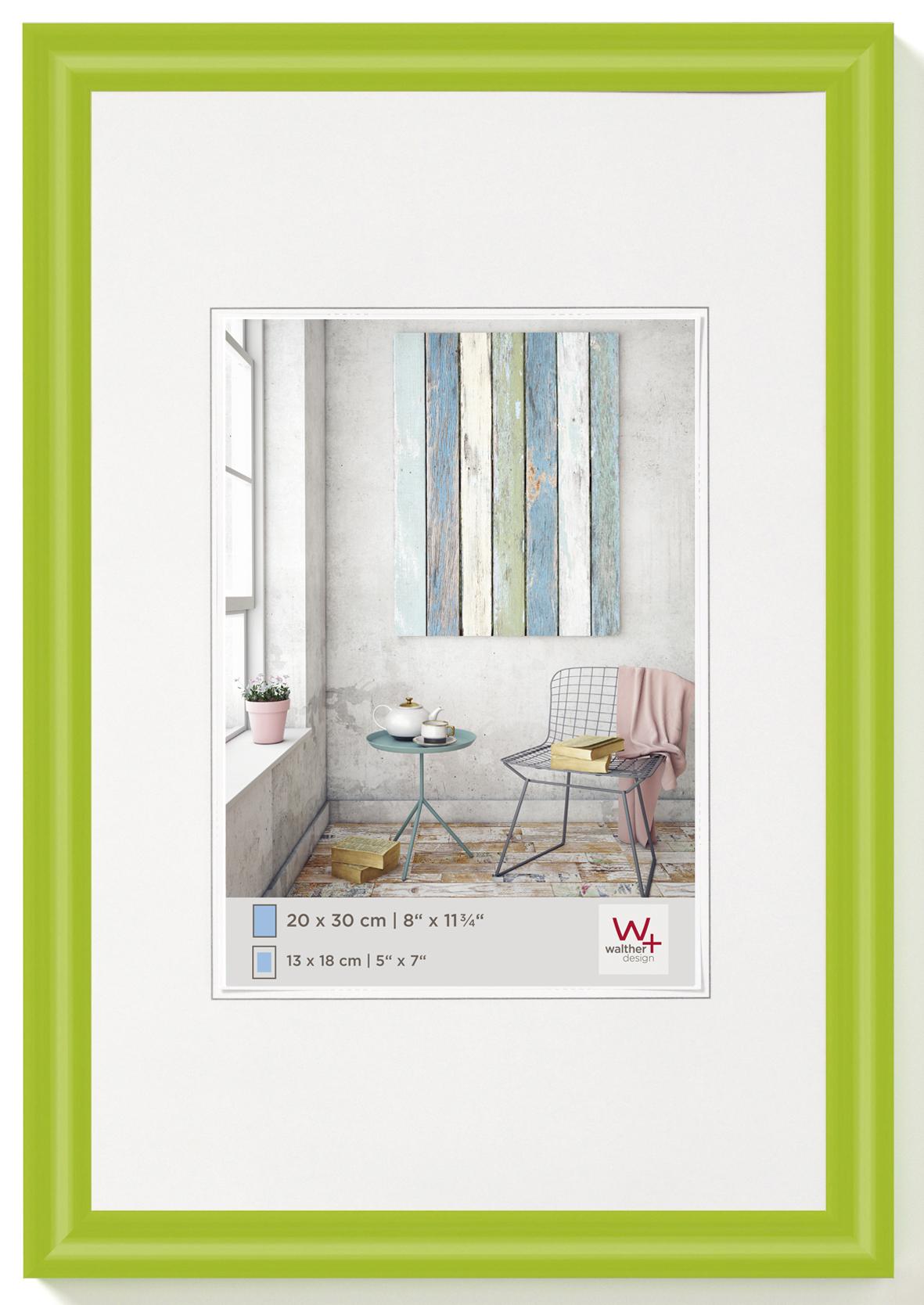 Cornice in plastica in stile trendy 10x15 cm (7 x 10 cm ) nero