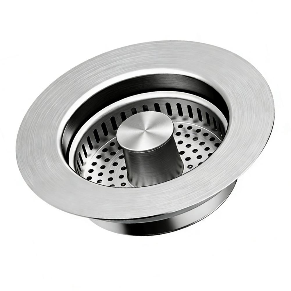 2 Pieces Upgrade Kitchen Sink Filter Sink Filter Stainless Steel Casing + Copper Core Plastic Cap For SIMPLICITY In Maintenance