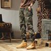 Outdoor Tooling Camouflage Pants Casual Loose Tooling Pants Men's High-end Sense Ruffian Handsome Men's Clothing Sports Corset Men's Clothing