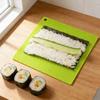 2pcs Bamboo Pattern Hand Roll Mat Easy To Clean Sushi Curtain Rolling Mat 8.6x7.8Inch for Kitchen Gadgets Cooking Accessories