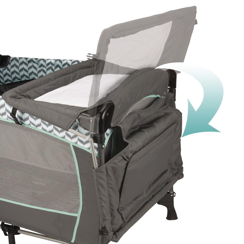 Evenflo Portable Baby Suite Deluxe Spearmint Spree 70211894 Playard, (Officially Imported)