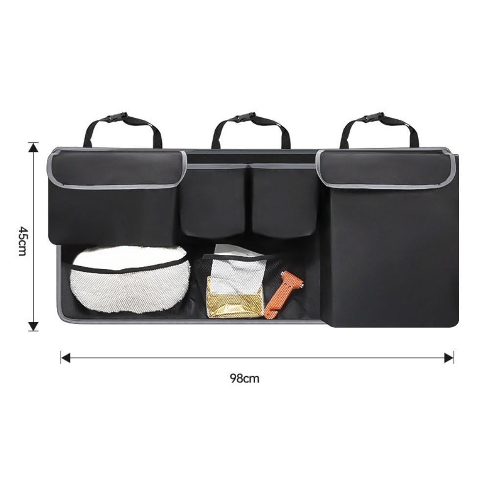 Folding Design SUV Trunk Organizer Multiple Pockets Back Seat Hanging Bag SUV Truck