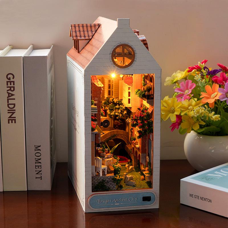Tianyu 3D DIY Luminous Book Nook: Creative Handmade Model