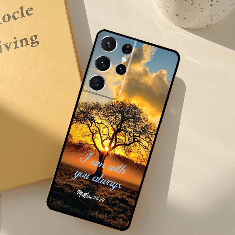 Jesus Bible Christian Religious Phone Case For Samsung Galaxy S25 Ultra S20 S21 S22 S23 S24 S9 S10 Plus S25 FE Cover Shell