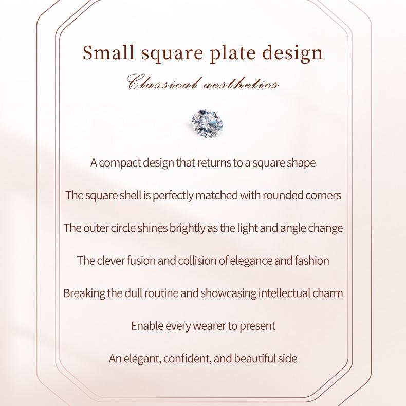 OLEVS Brand Square Quartz Watch New Diamond-encrusted Women's Watch