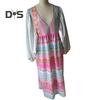 Pullover Lady Sommerkleid Bohemian Trendy Laterne Ärmel Lady Maxikleid