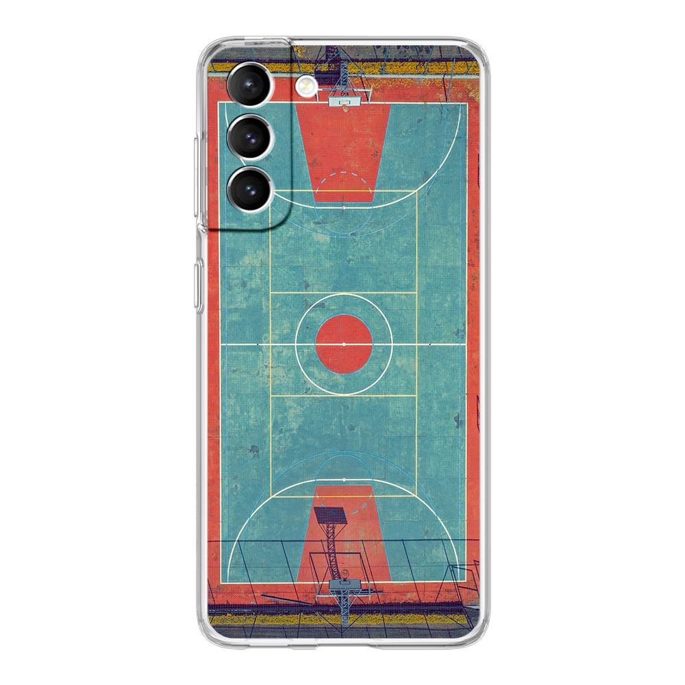 Basketball Court Sports Clear Silicone Phone Case For Samsung Galaxy S23 S22 5G S20 Ultra S21 FE 5G S10E S9 S8 S10 Plus Cover