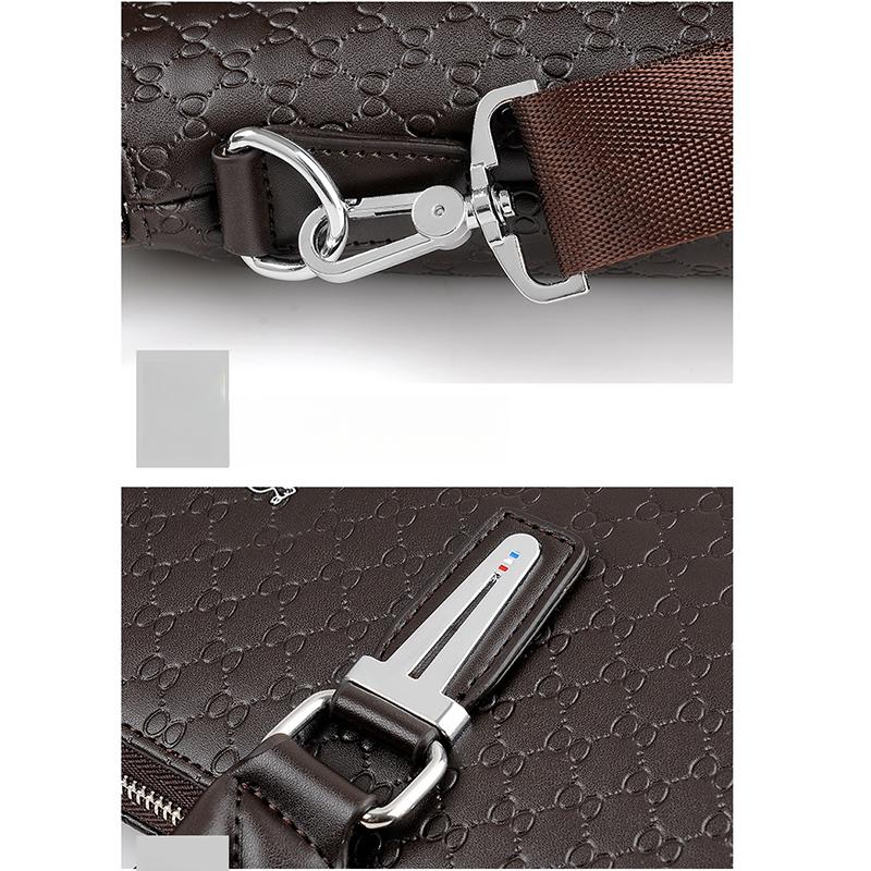 Men's Handbag Horizontal Business Briefcase Shoulder Messenger Bag