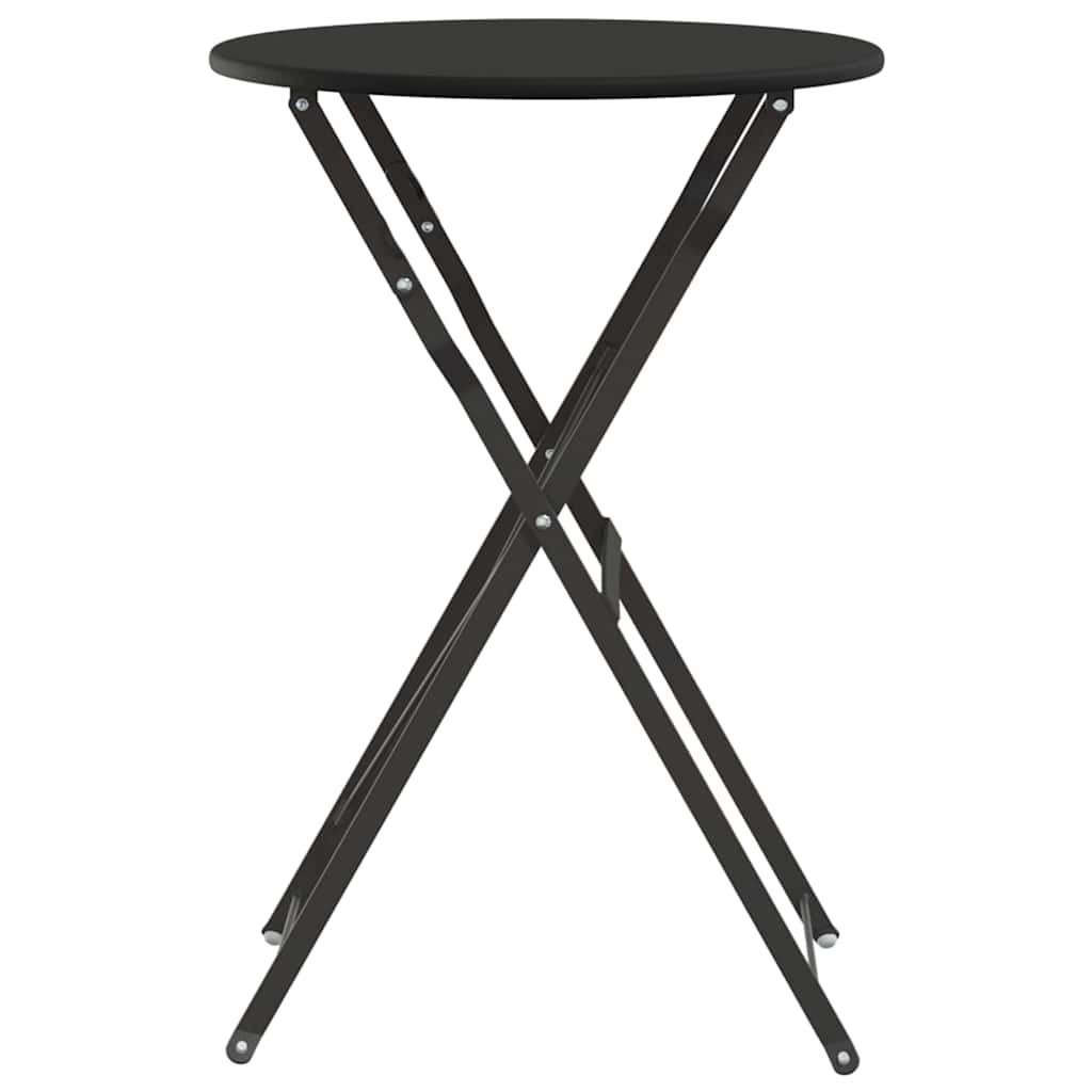 Bistro Table Anthracite Ø 50 X 71 Cm Powder Coated Steel