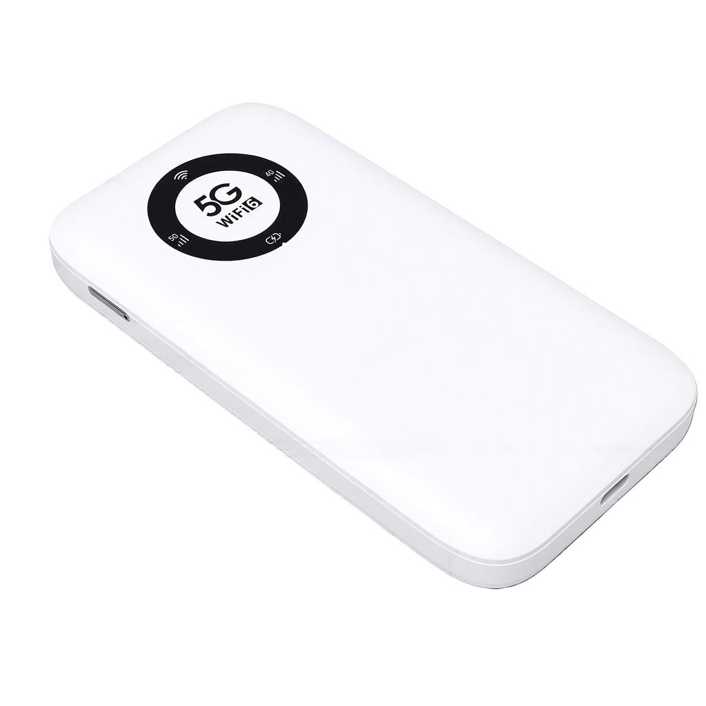 5G Mobile Hotspot 6000mAh 2Gbps High Speed Dual Band 2.4GHz 5GHz Portable WiFi 6 Router for Travel RVs Business Remote