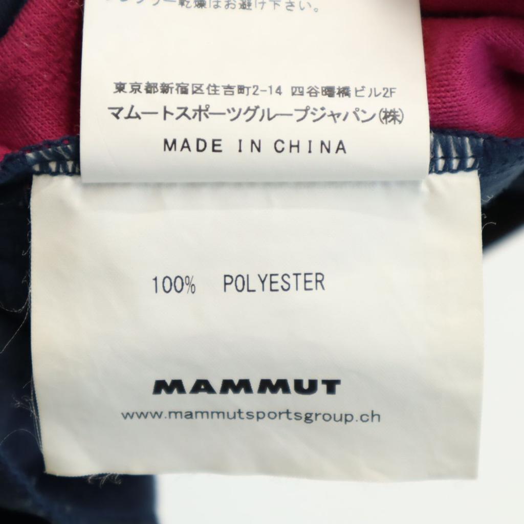 Mammut Outdoors Long Sleeve Zip Jacket M Navy X Pink Women Used