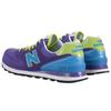 New Balance Nb 574 Carnival Comfortable Breathable Low-Top Running Shoes Women Sneaker Purple Blue WL574BFU