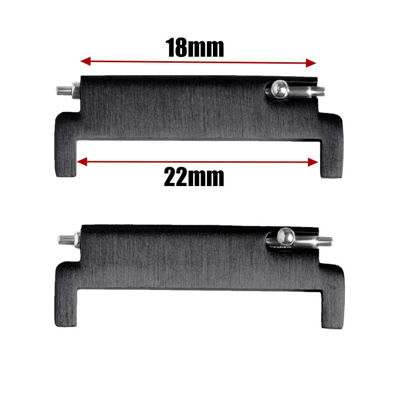 1 Para Adapter Paska do Zegarka 18mm Do 20mm 22mm, 20mm Do 18/20/22mm, 22mm Do 22mm Złącza na Szybkozłączki Akcesoria do Pasków Zegarka