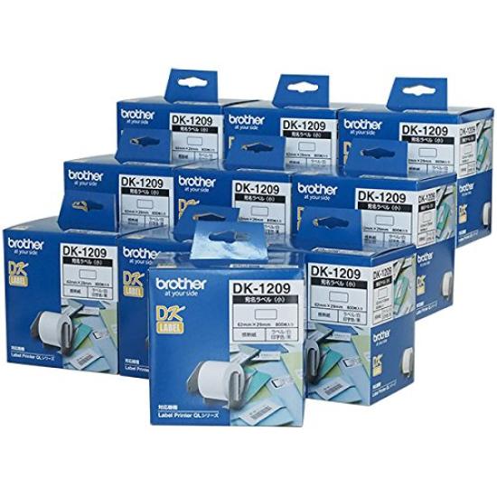 

Genuine Brother DK Labels Address Labels for QL Series Thermal Label Printers Tape/DK (Small (DK-1209)) (10-Pack)