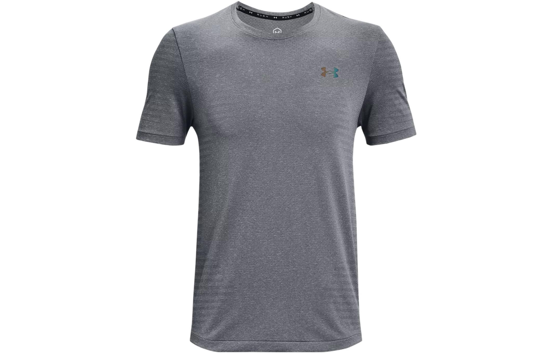Under Armour RUSH T Shirt Men s Gray 1370441-012 S