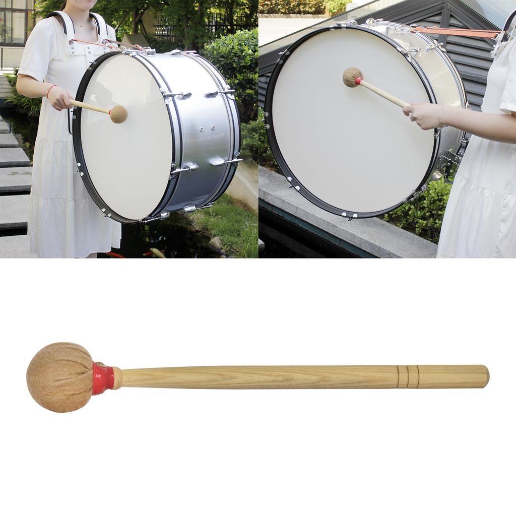 Instrument Accessory Drum Mallet Percussion Marching with Cotton Cloth Head Percussion Mallet Timpani Sticks for Drum