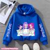 Children's KPop Demon Hunters Hoodies Girls Pink Boy Pink Tops Sweatshirt Long Sleeve Pullovers Coat Autumn Winter Casual Hooded