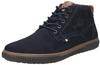 Bugatti Boots Sneakers Leather Comfortable Width Dark Blue