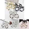 Fashionable Statement Earrings For Women In European And American Style Metal Material