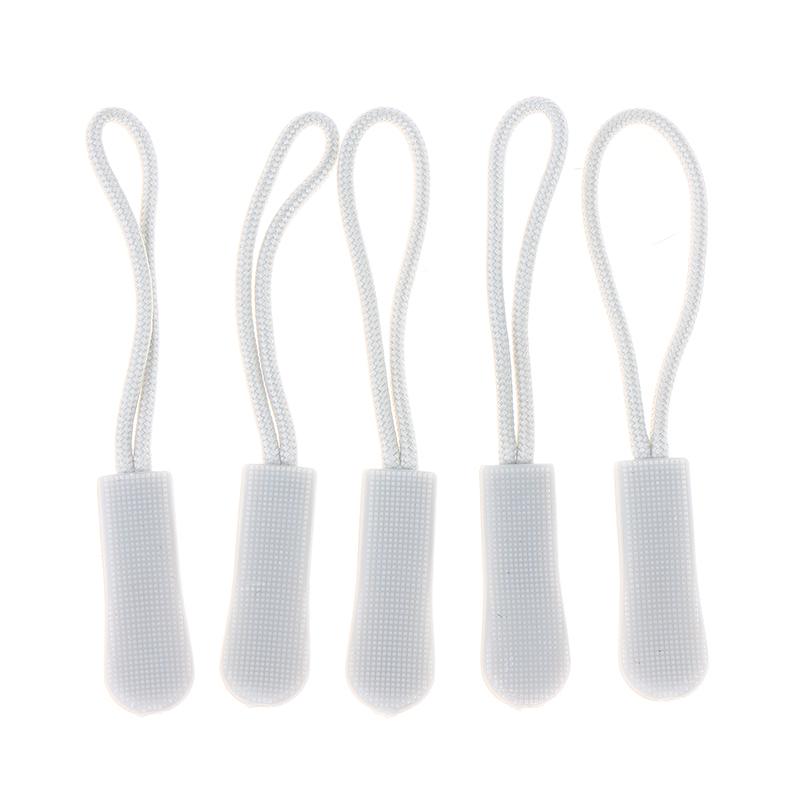 5/10/20Pcs Replacement Zipper Pulls Cord Extender/Zip Metal Pull For Backpacks Jackets Luggage Purses Handbags