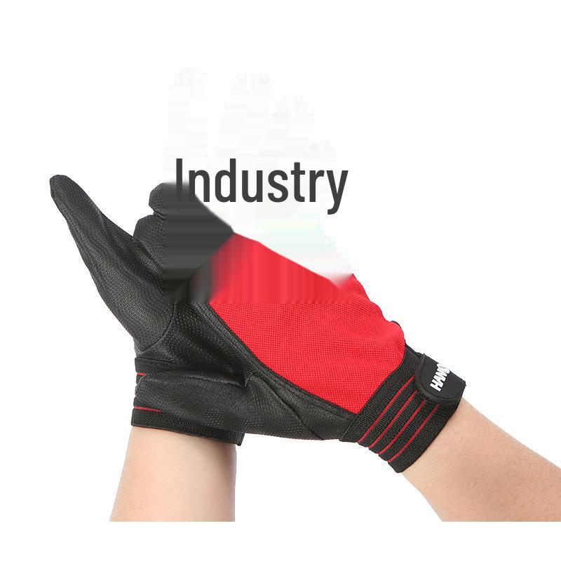 Hangjing Electric Shock Insulating Gloves: Thickened Gloves for Home and Industrial Use, 220V and 380V.