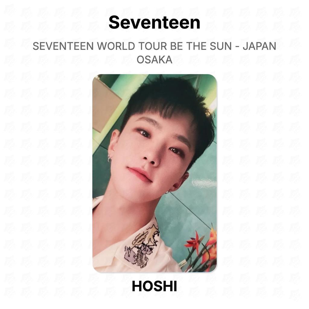 Seventeen WORLD TOUR BE THE SUN - JAPAN OSAKA Official Photocard