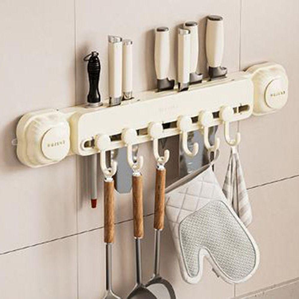 Wall Mounted Kitchen Storage Rack Large Capacity Wall Cutter Holder  Kitchen