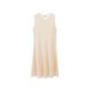 LANCY French Style Sleeveless Knit Waist-Cinching Dress