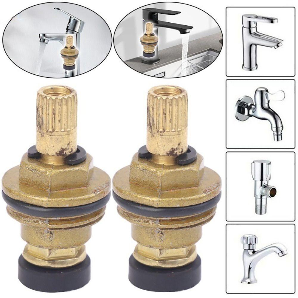 6Pcs 20 Tooth Faucet Cartridges Replacement Quick Tap Valve Durable Faucet Valve Core