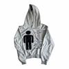 European and American style solid color printed long sleeved loose street fashion hoodie for men and women