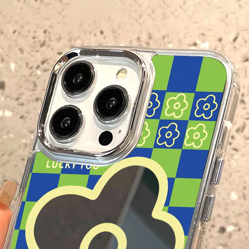 Mobile Phone Cases for iPhone 11 13 XR 15 Pro Max 12 14 Pro Max Case iPhone 16 XS Max Mirror Protective Case Mirror Exquisite Cartoon Waterproof
