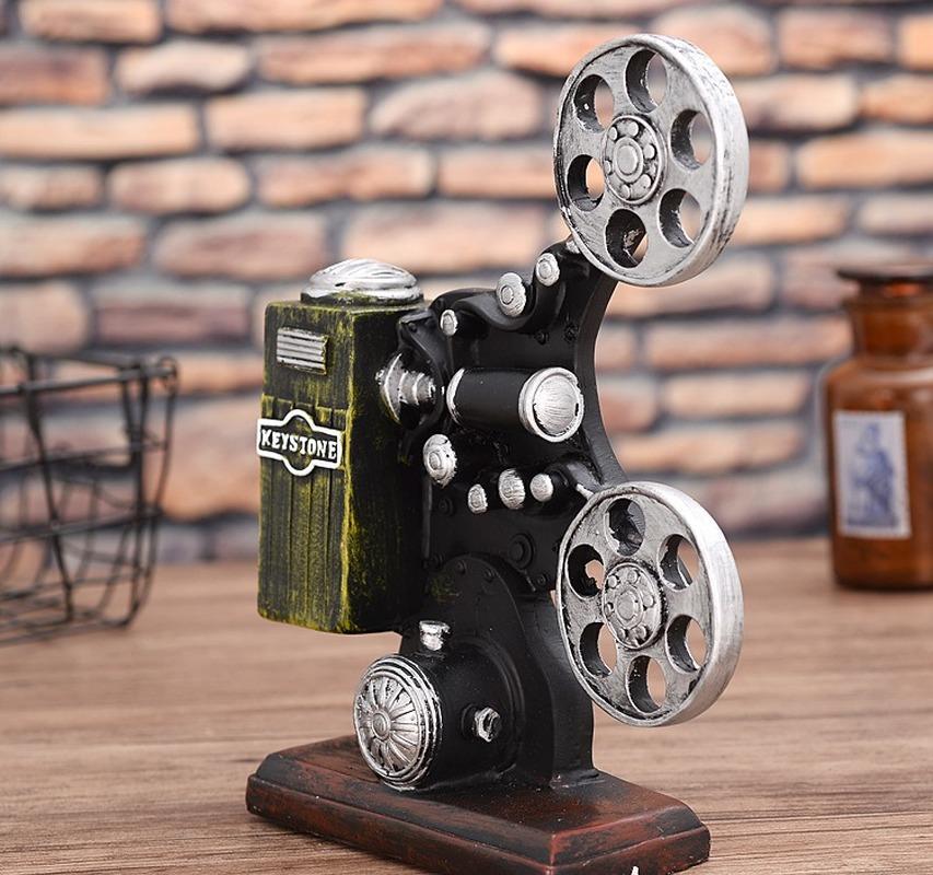 Retro Nostalgic Projector Props Creative Small Gifts Ornaments Resin Crafts