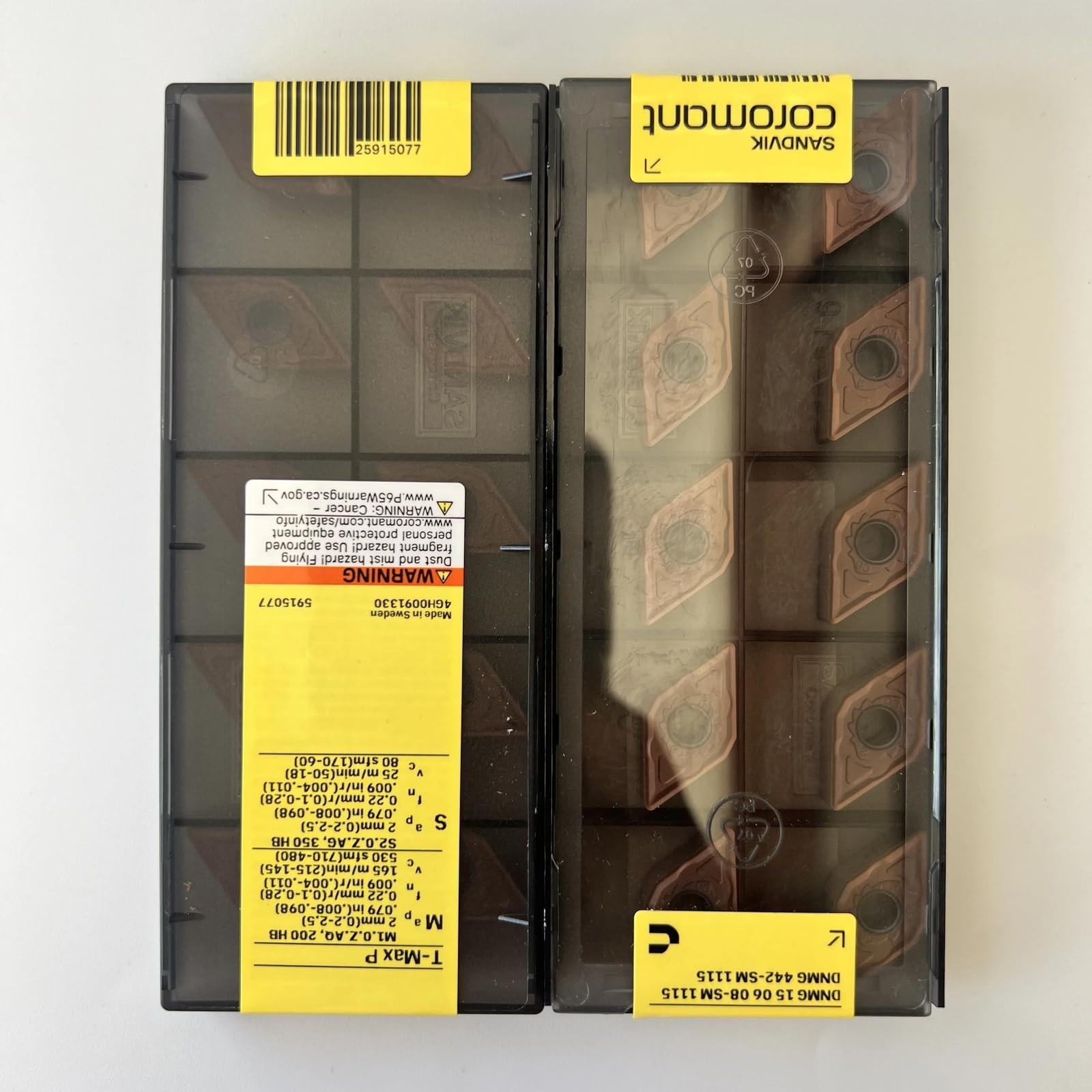 

Original Sandvik / DNMG150608-SM 1115 CNC lathe carbide blade tool 10 Pcs