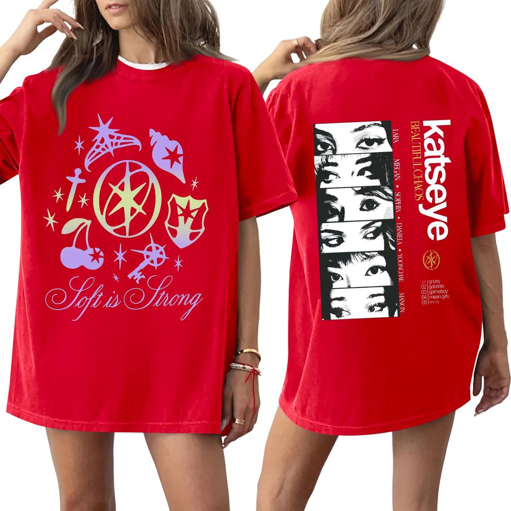Women's Round Neck Printed Short-sleeved T-shirt Top