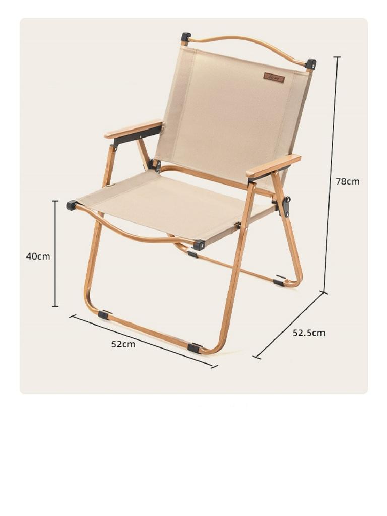 GIANXI Folding Table Camping Strong Bearing 2-6People Wood Grain Design Table Outdoor Portable Barbecue Carbon Steel Table Set