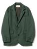 Beams Boy Women's Polyester Twill Three-Button Jacket, D.GRN 1