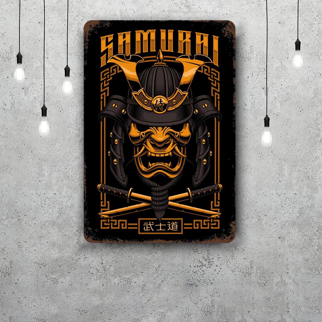 samurai champloo Decor Vintage Metal Signs Tin Signs Captain Poster Decor for Bar Pub Club Man Cave Wall Decoration