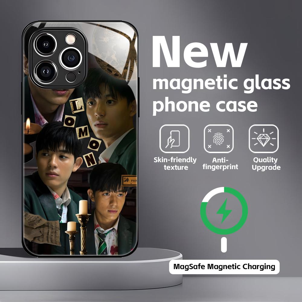 

All of Us Are Dead Phone Case For iPhone17 16 15 14 13 12 11 X XR XS 8 Plus Mini Pro Max Glass Magnetic Case iPhone 14 Plus