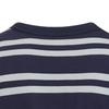 Under Armour Sports Club Round Neck Drop Shoulder Striped Short Sleeve T-Shirt Unisex T-Shirts Navy-Blue 6006003-410