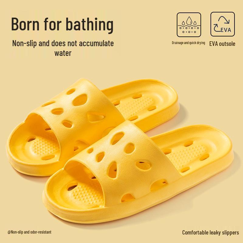 Non-Slip EVA Bathroom Slippers: Odor-Free Indoor Sandals for Men and Women
